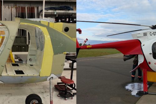 Complete Aircraft Rewire Before After mobile