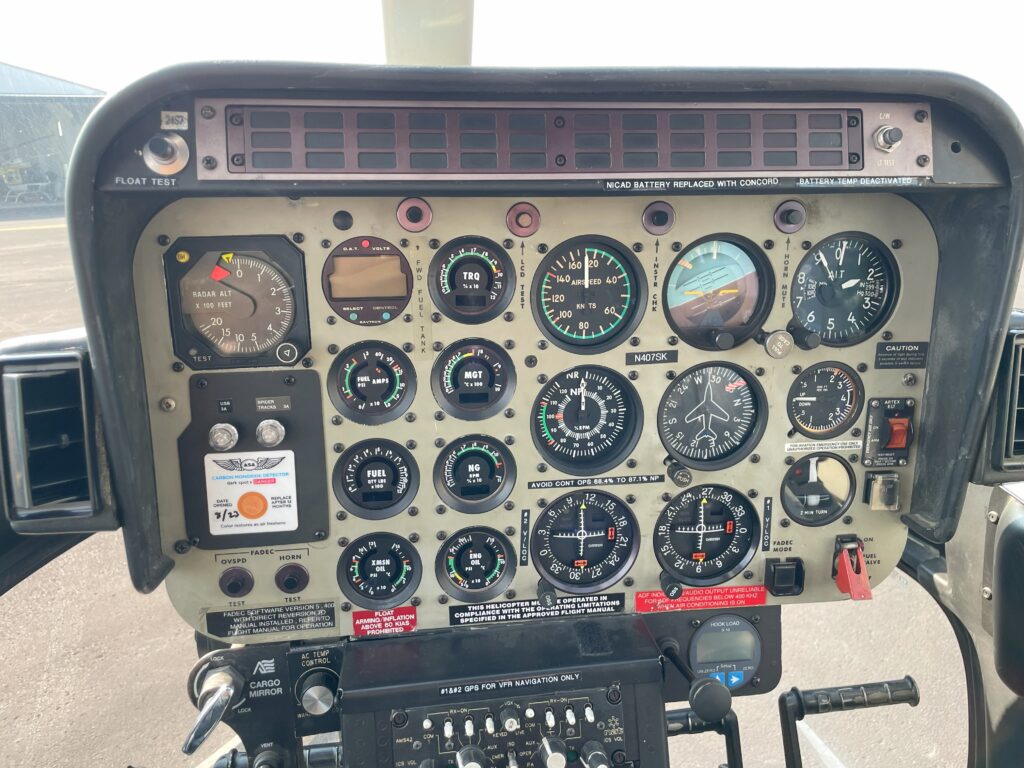 bell 407 panel